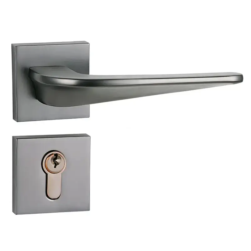 Wholesale Zinc Alloy 45*85mm Lock Body Entrance Door Lever Handle Lock 1