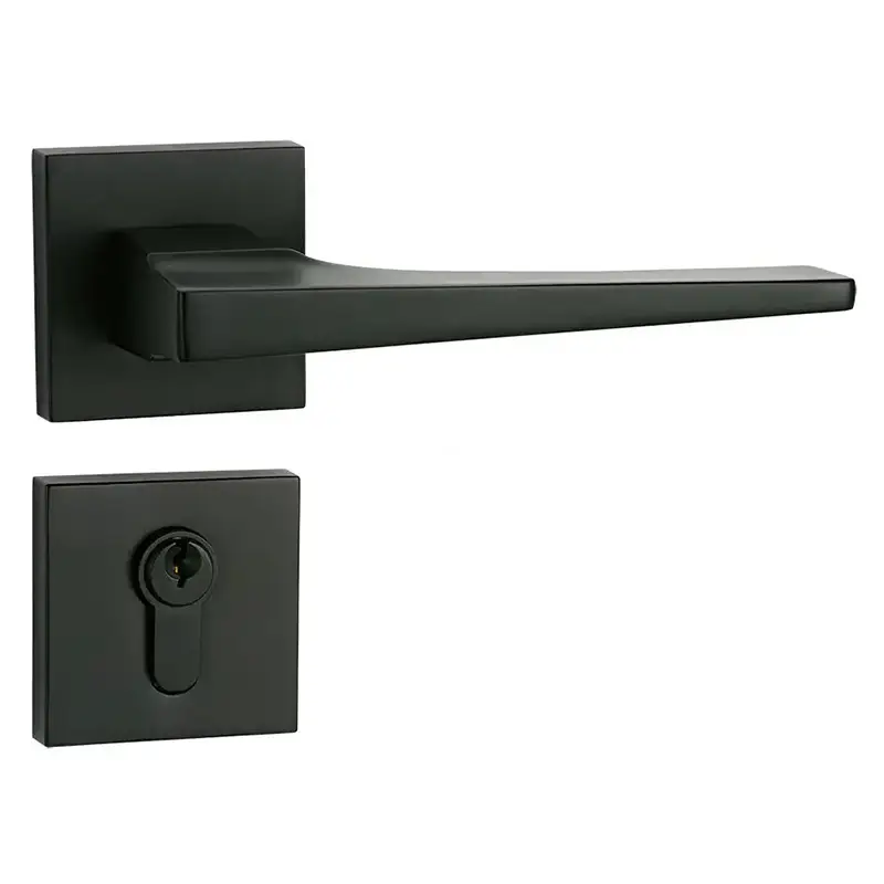 Simple Style Lever Door Handle Lock For Interior Furniture Doors Bedroom Door Handle Lock 1