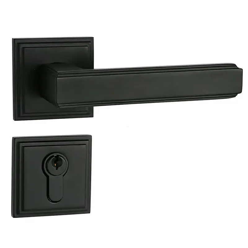 High Quality Zinc Alloy Lever lock mechanic Door Handle Lock 1
