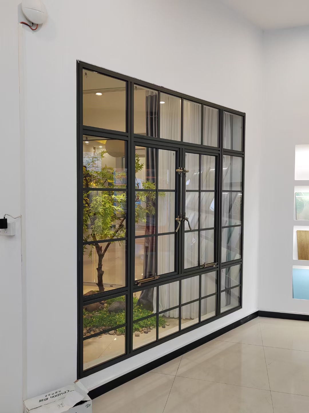 Retro Double Windows Montema H128 Broken Bridge Window Screen Integrated French Retro Window ...