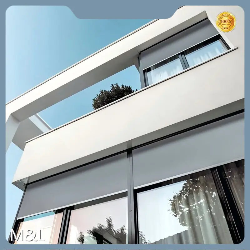 Slim Windows Motorized Roller Blinds Wholesale - M&L-1 1
