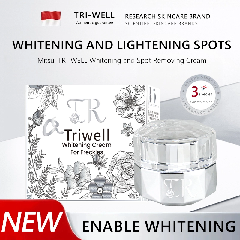 face mask skin care manufacturer TRI-WELL Whitening and Spot-Removing Cream with Multi-Path Melanin Control and Plant-Based Brightening 1
