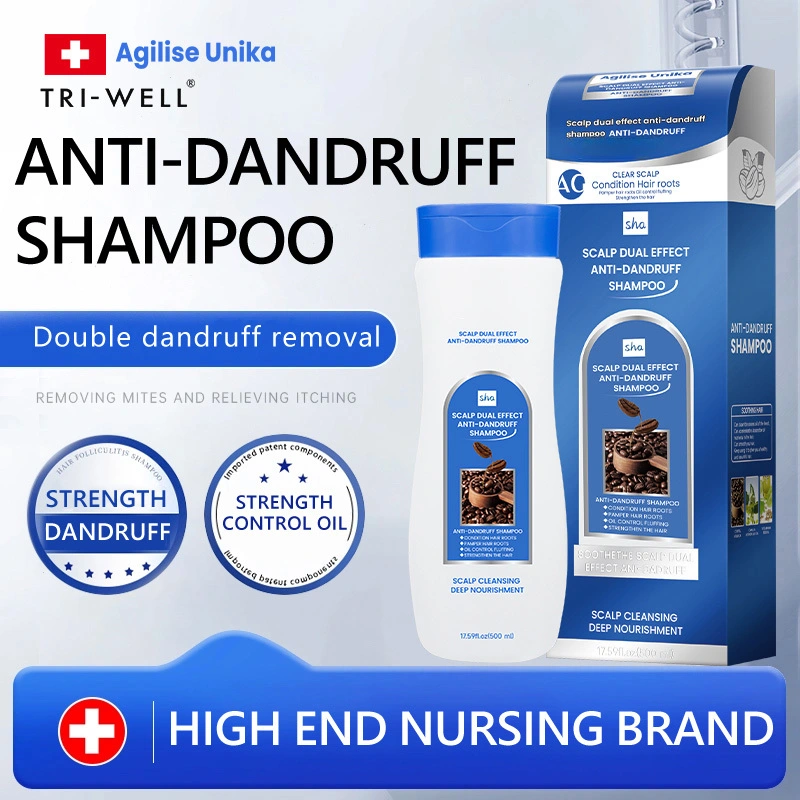 TRI-WELL Anti-Dandruff and Oil Control Shampoo Clinically Proven to Eliminate Flakes, Balance Scalp pH, and Reduce Greasiness 1