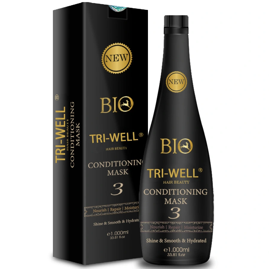 private label TRI-WELL Keratin Treatment after Hair Mask Ultra-Hydrating, Frizz Control  Color Protection for Damaged Hair 1