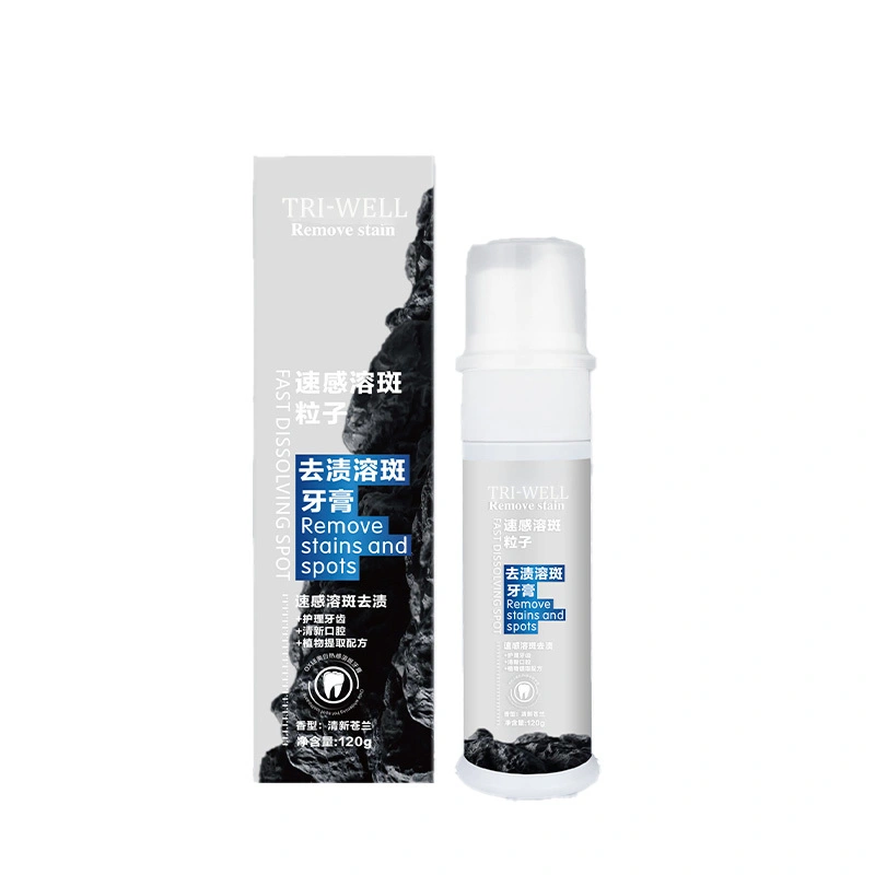 OEM Custom Formula Fast-Action Teeth Whitening Toothpaste Stain Removal Tech, 7-Day Brightening for Coffee, Smoke, and Tartar Stains 1
