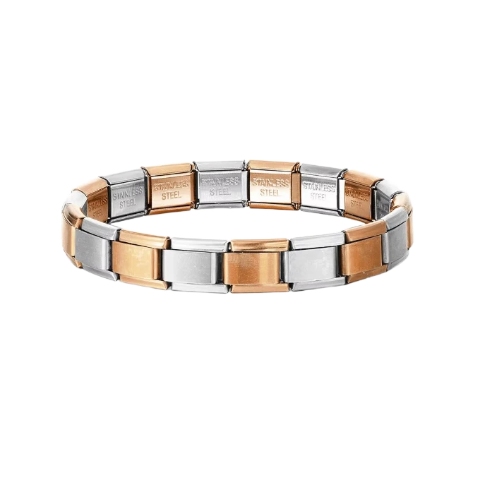 Hot selling stainless steel Italian charms bracelet elastic bracelet 1