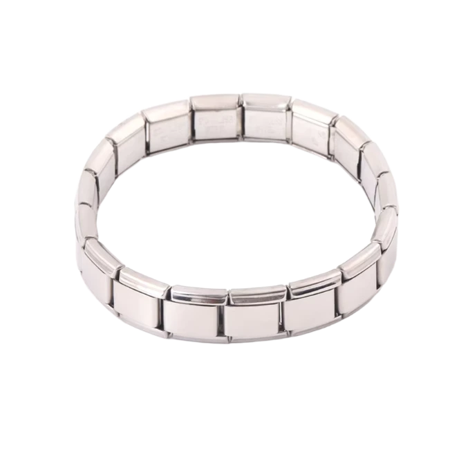 Stainless Steel Italian Elastic Charm Bracelet Hot Seller 1
