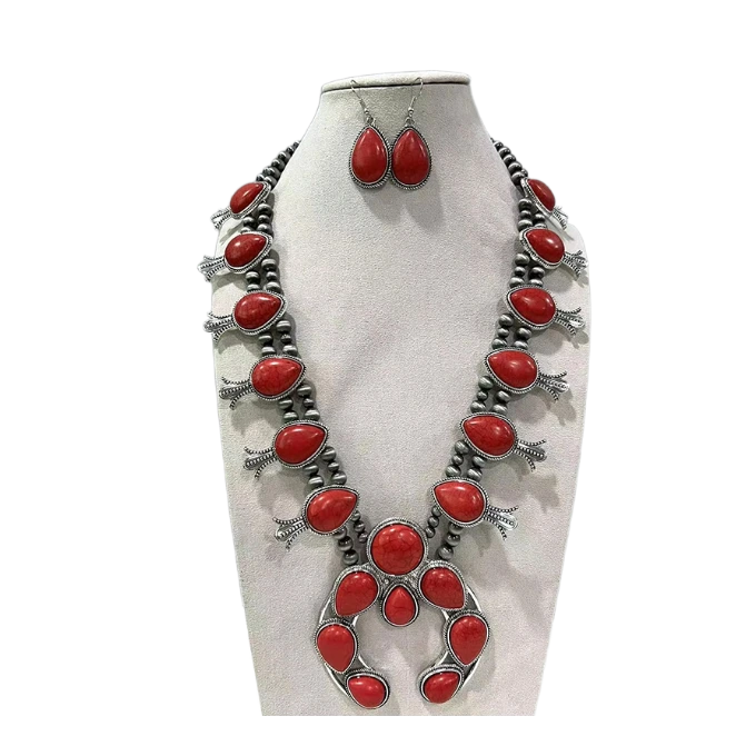 Retro Geometric Leopard Jewelry Set Micro Inlay Design for Women 1