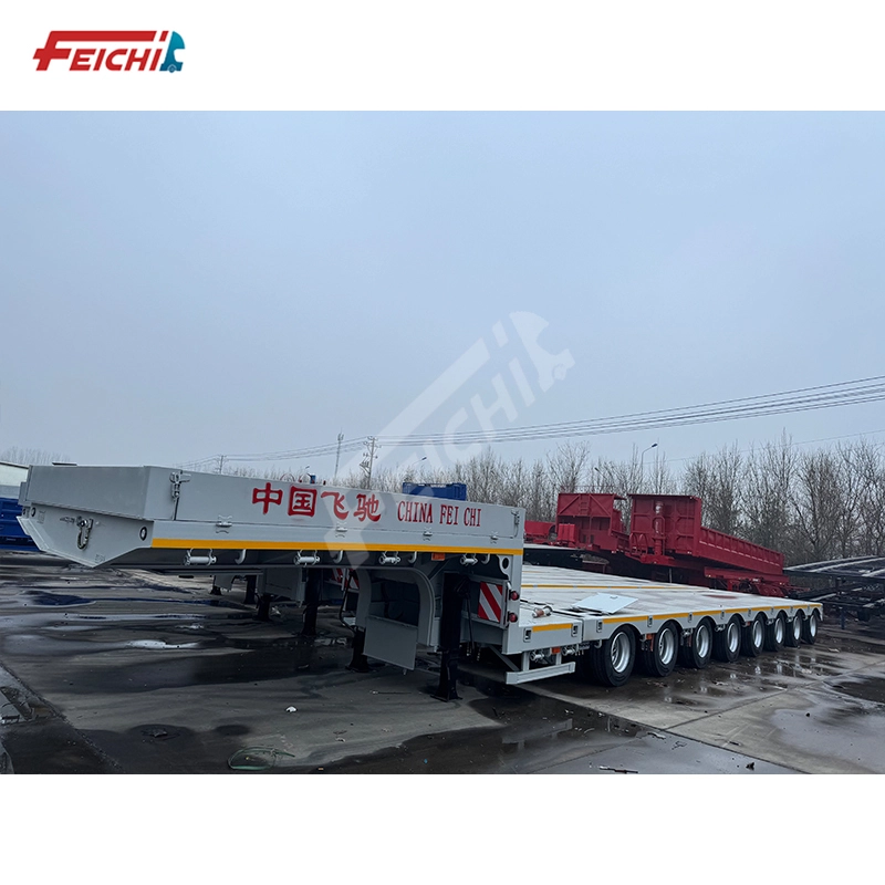 FeiChi 8-Axle Lowbed Semi-trailer, 80-120T Heavy Duty 1