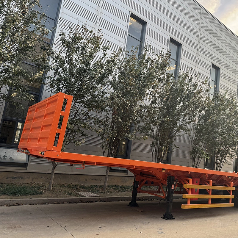 FeiChi Flatbed Semi-trailer, 3-Axles, 40-Feet, Global Delivery 1