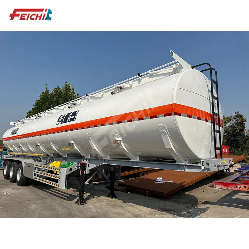 FEICHI 3 Axle 4 Compartment 45000L Trailer Oil tank Trailer Can Be Customized the Size with Six Years Warranty 1