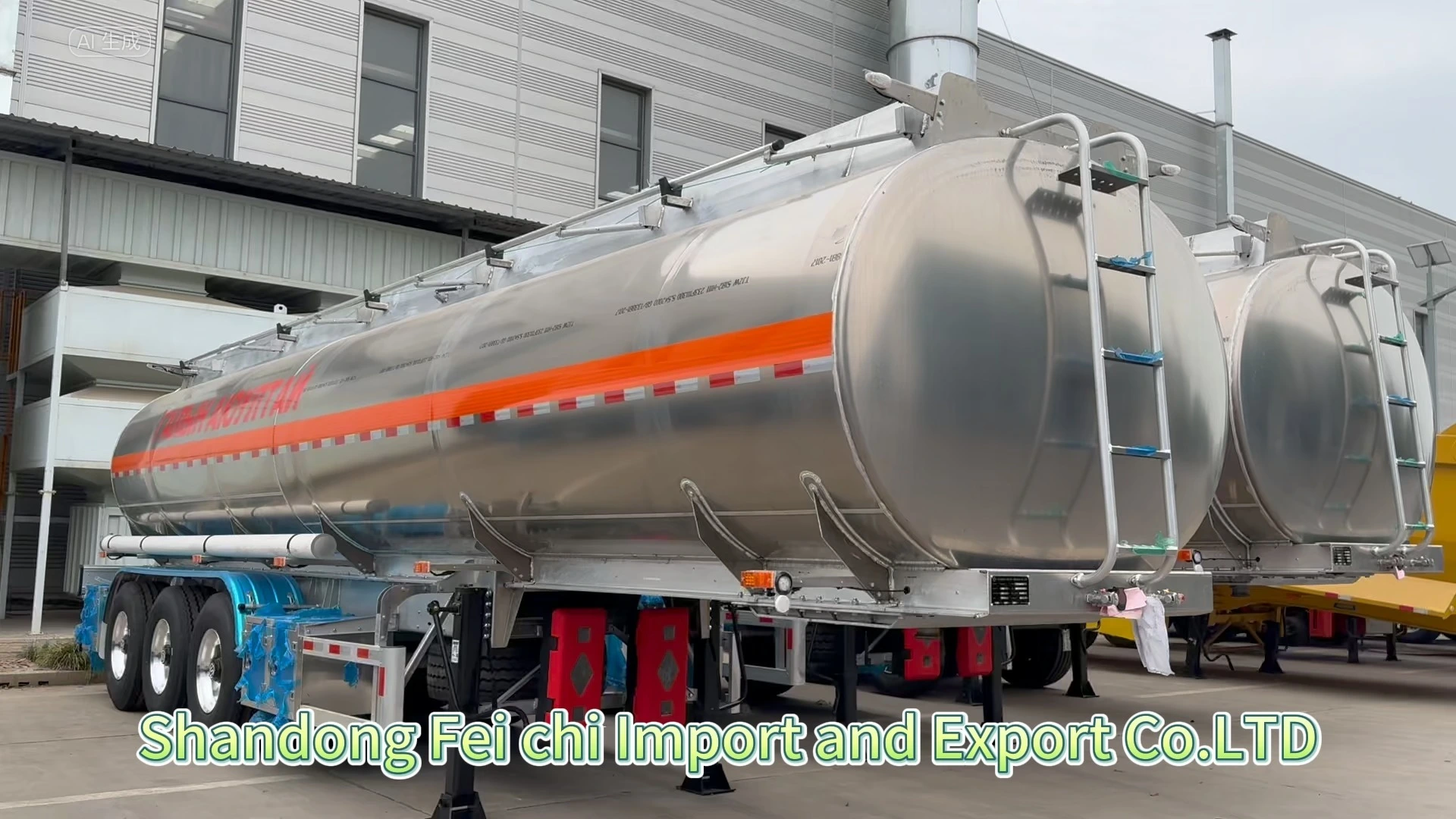 3 Axle 45000 Liter Aluminum Alloy Tank Semi-Trailer, Durable, Super Anti-Corrosion, Support Customization 1