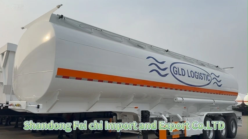FeiChi 40000 L 3 Axles Fuel Tanker Semi-Trailer 5 Compartment,Heavy Duty Oil Tank Trailer 1