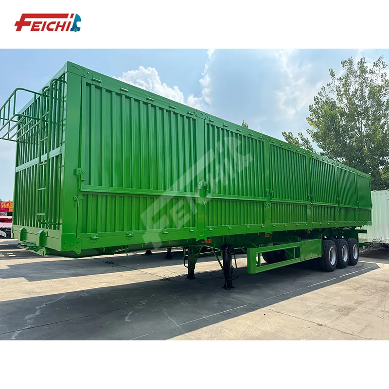 Hot Sale Semi Enclosed Car Trailer From China 3