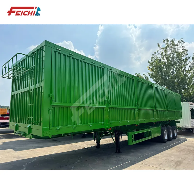 Hot Sale Semi Enclosed Car Trailer From China 2