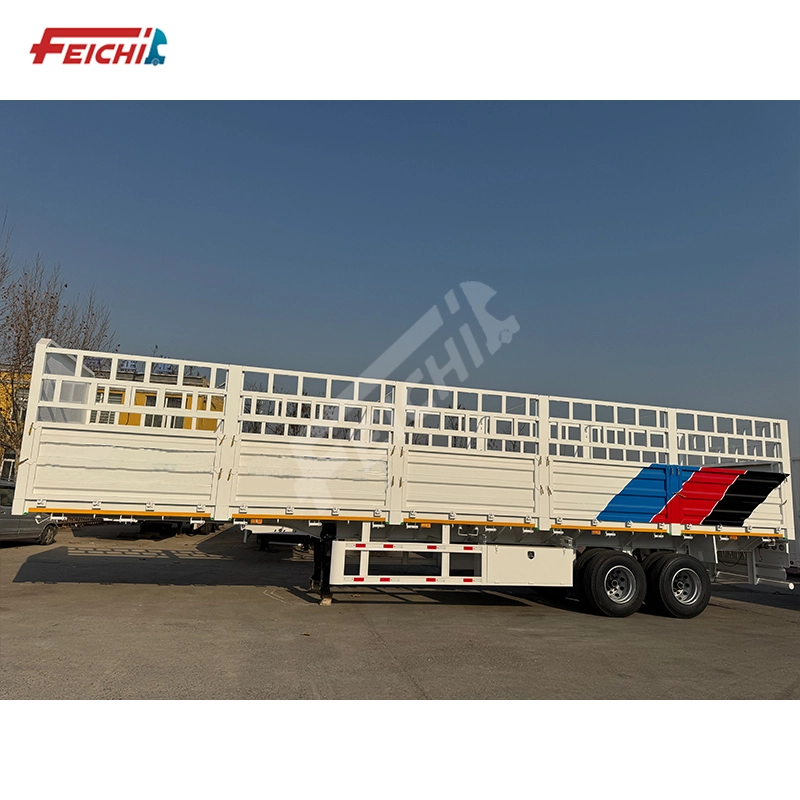 FeiChi 40ft 2-Axle Fence Semi Trailer - 50T 12m Cargo Trailer 1