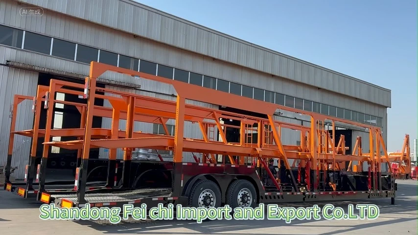 Car Carrier Semi Trailer Exported Philippine Model Vehicle Transporter Semi Trailer 1