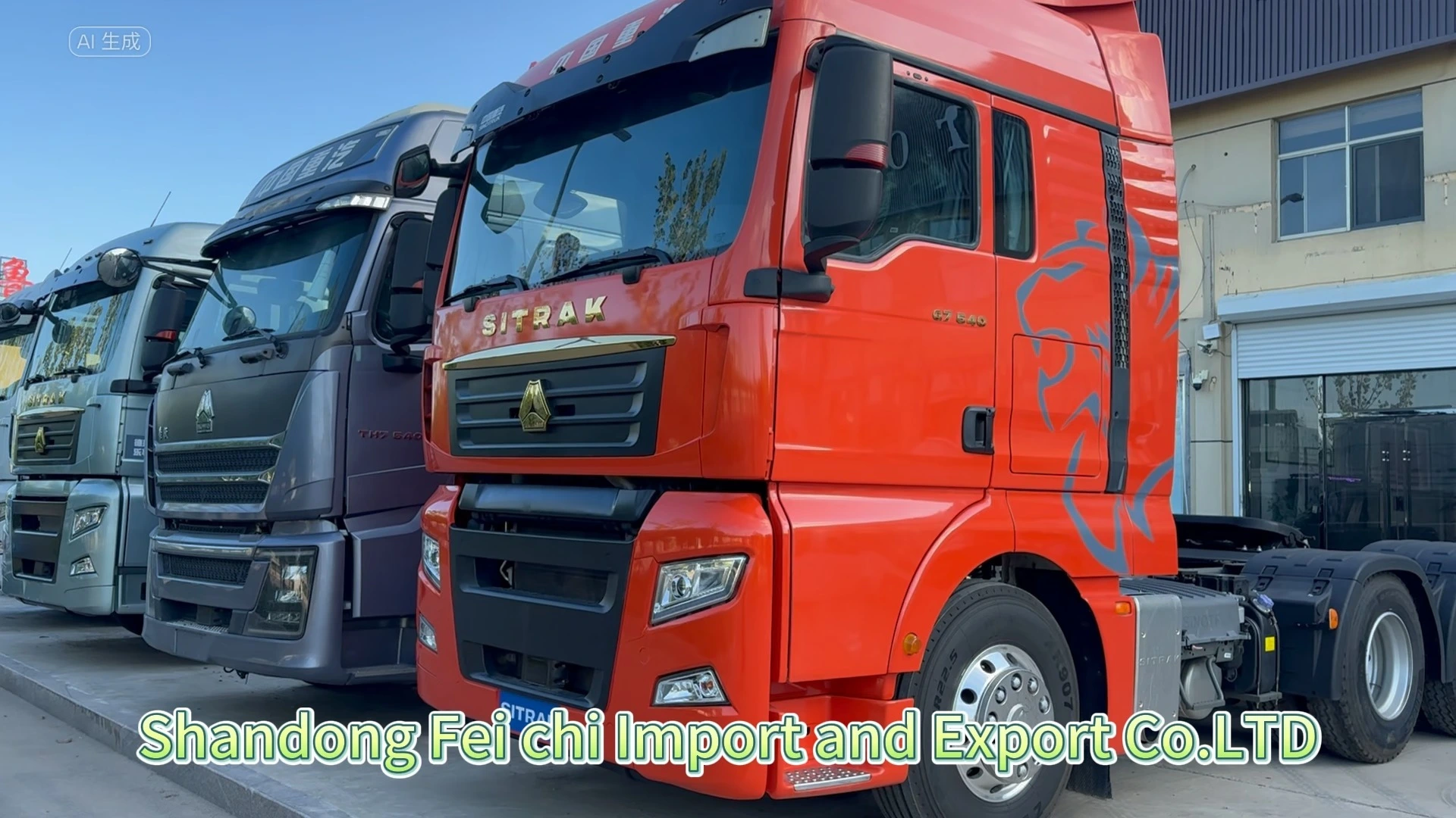 Sinotruk Sitrak Truck Tractor Brand New Stock Heavy 6x4 Euro 6 Diesel Mining Transportation 1