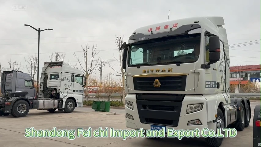Sitrak G7S Tractor 6X4 LHD 540 HP Heavy Duty Sinotruk Diesel Truck Head Truck Tractor 1