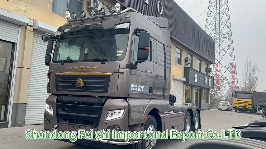 Sinotruk Sitrak G7S Tractor 540HP German Man Engine 6x4 LHD Truck Head Tractor 1