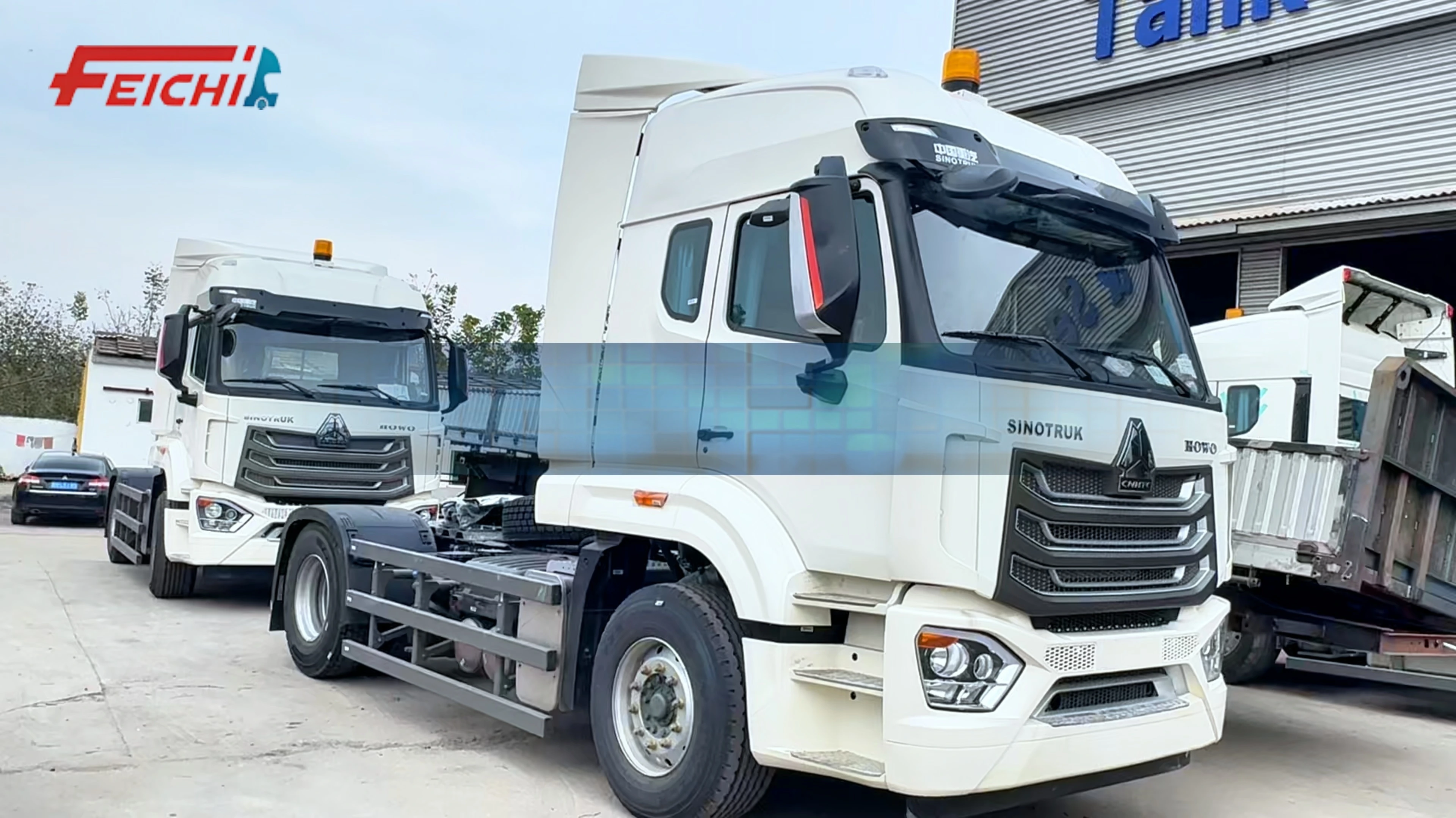 Sinotruk Howo NX Tractor 440HP 4x2 Mining Transportation Left Steering Diesel Truck Tractor 1