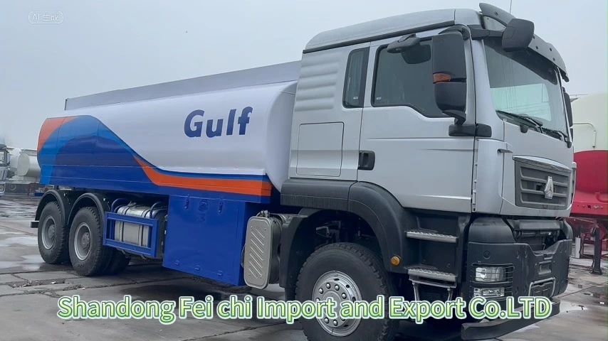 Sinotruk Oil Tanker Truck 25000L 304 Stainless Steel Anti-corrosion Special Oil/Food-grade Oil Transport Tanker 1