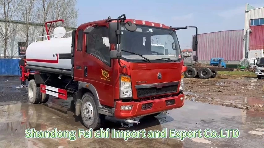 Sinotruk Water Sprinkler Truck | 4X2/6X4 Municipal Sanitation Multi-function Dust Suppression Greening Watering Truck 1