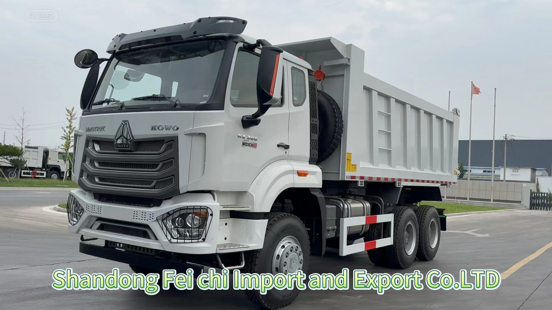 Sinotruk Dump Truck HOWO NX400 400HP 6X4 Engineering Heavy-duty Hydraulic Lifting Tipper 1