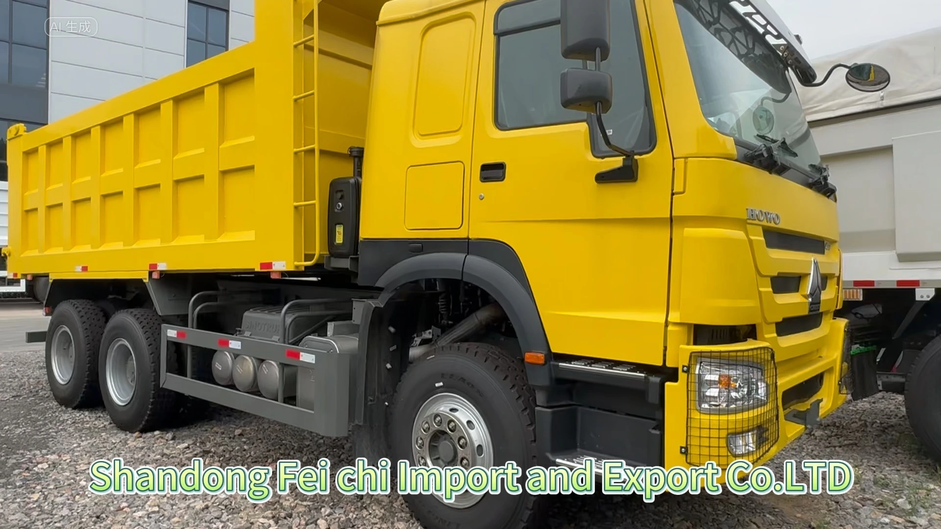 Sinotruk Dump Truck Yellow HOWO 400HP 6X4 High-Visibility Fleet Engineering Heavy-duty Tipper 1