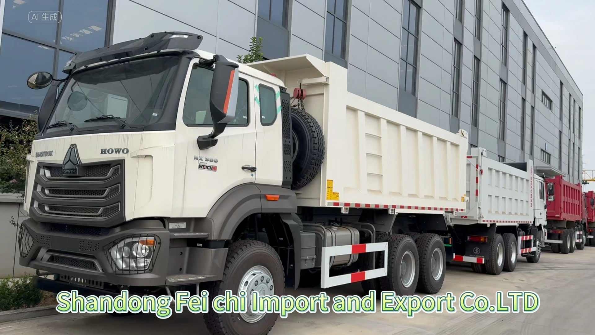 Sinotruk Dump Truck HOWO NX380 380HP 6X4 Medium-heavy Engineering Efficient Hydraulic Tipper 1