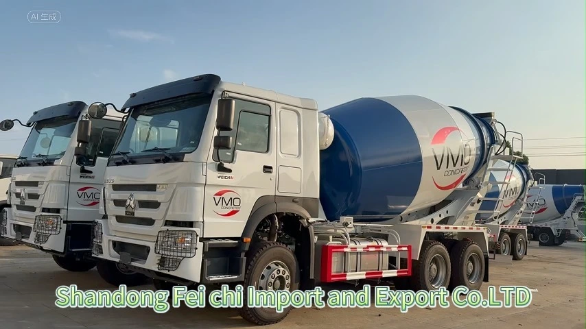 Sinotruk Concrete Mixer Truck 340HP 6X4 High-Performance Mixer Truck 1