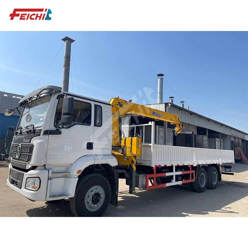 شاحنة شاكمان مزودة برافعة ذراع مستقيمة 4x2/6x4 متعددة السيناريوهات لنقل البضائع والرفع، شاحنة رافعة ذراع مستقيمة متكاملة 1