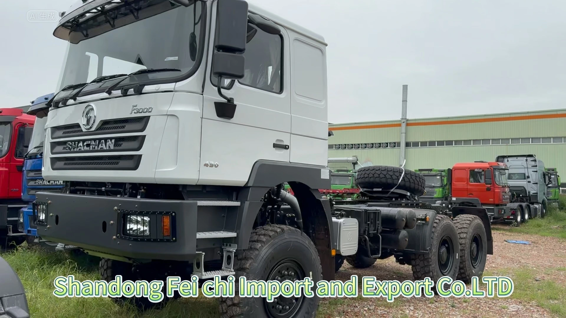 جرار شاكمان F3000 6X6 ديزل بقوة 430 حصان 1