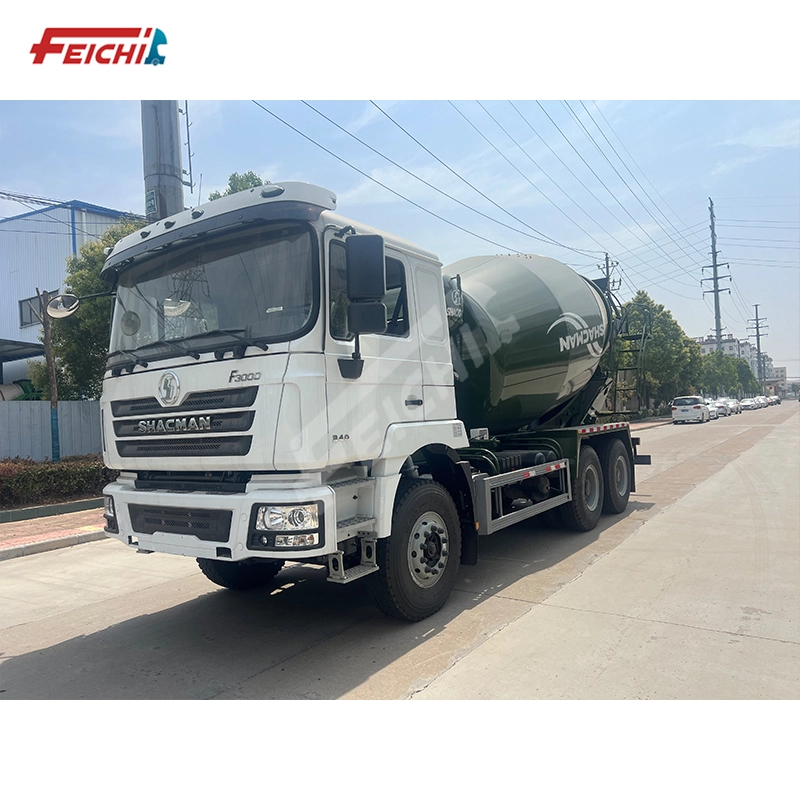 شاحنة خلط أسمنت شاكمان F3000 6X4 عالية الأداء بسعة 10/12/14/16 قدم مكعب 1