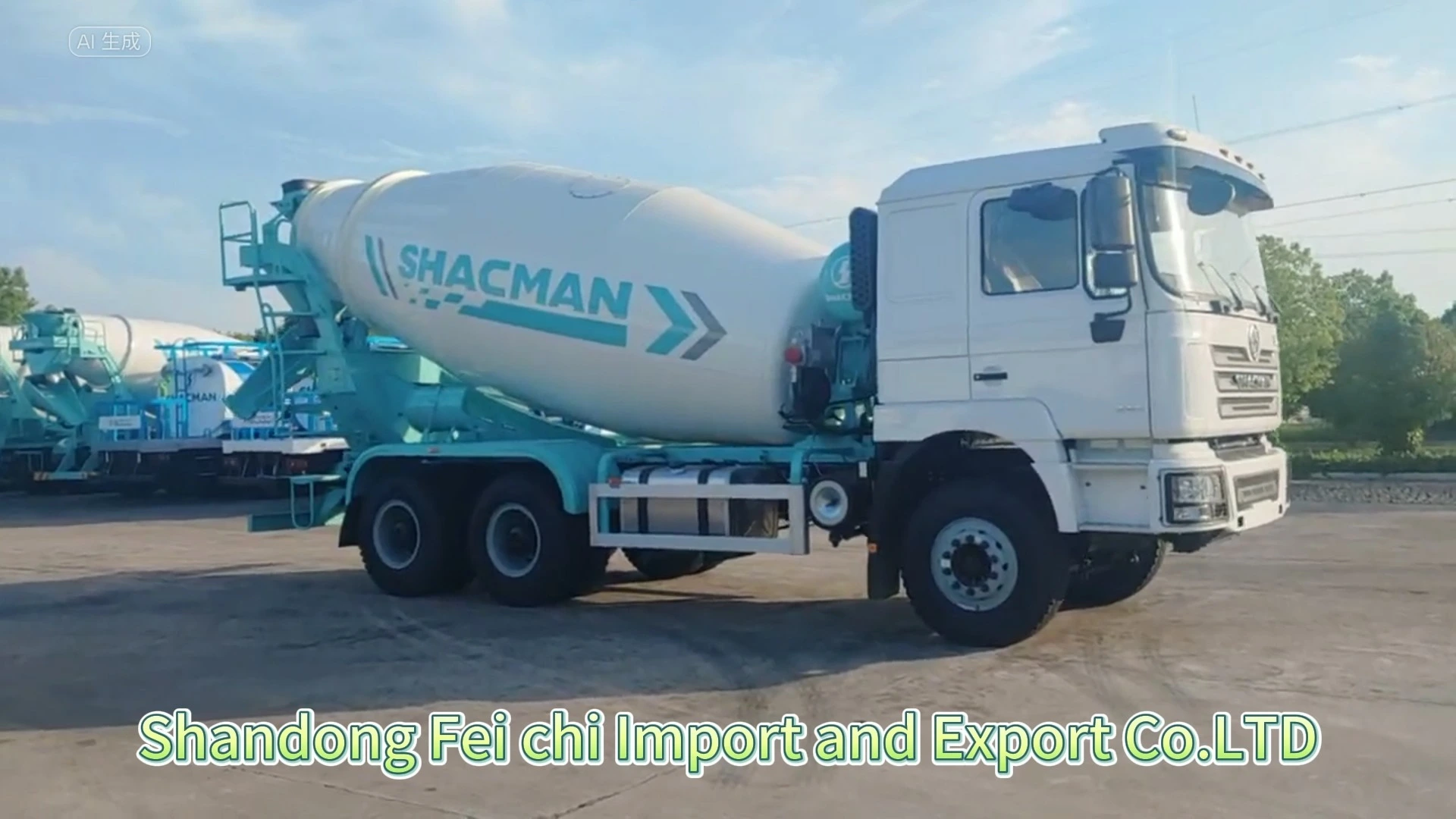 Caminhão betoneira Shacman F3000 com capacidade de carga de 10 m³ e 12 m³. 1