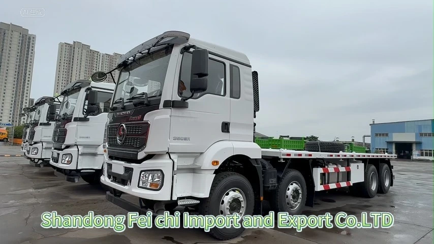 Shacman M3000S Flatbed Truck High Performance 350HP Truck with Oversized Fuel Tank 1