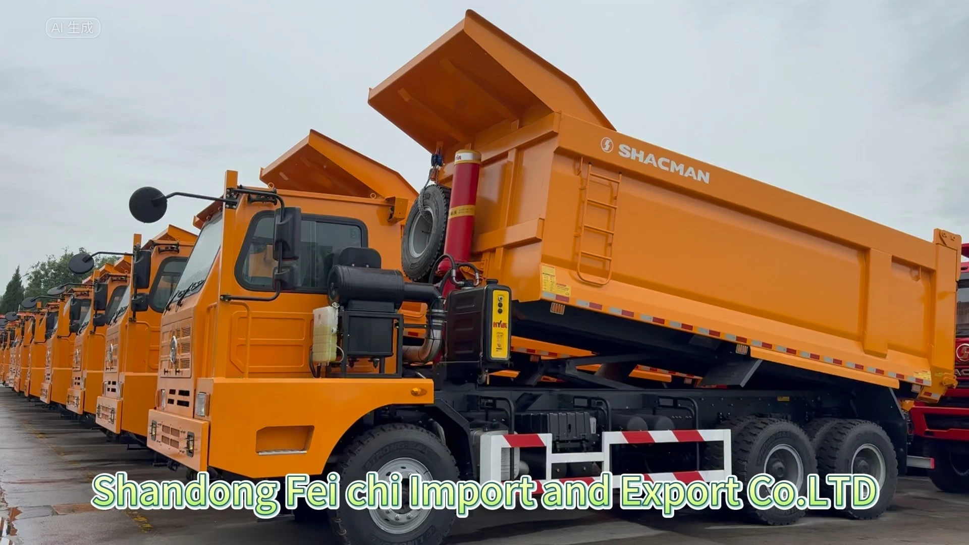 Shacman Mining Truck Dump Truck 30-35Tons Heavy Duty 6x4 Diesel Dump Tipper Truck 1