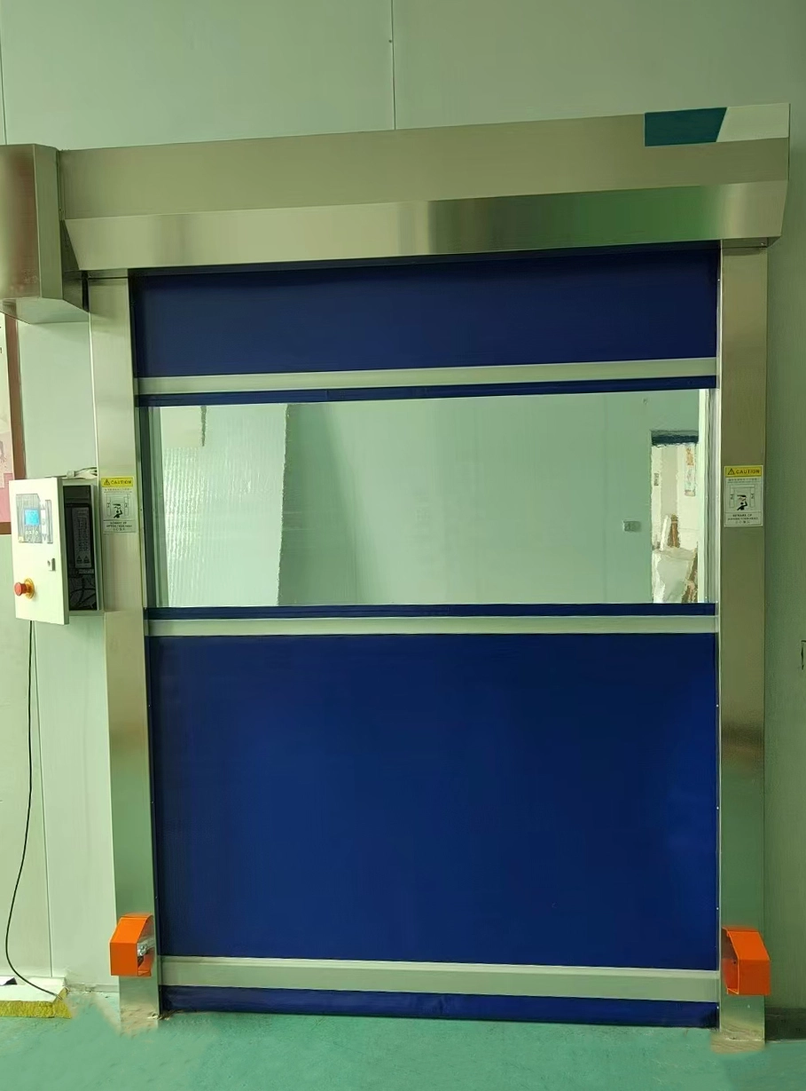 PVC high-speed rolling shutters doors for industrial workshop 1