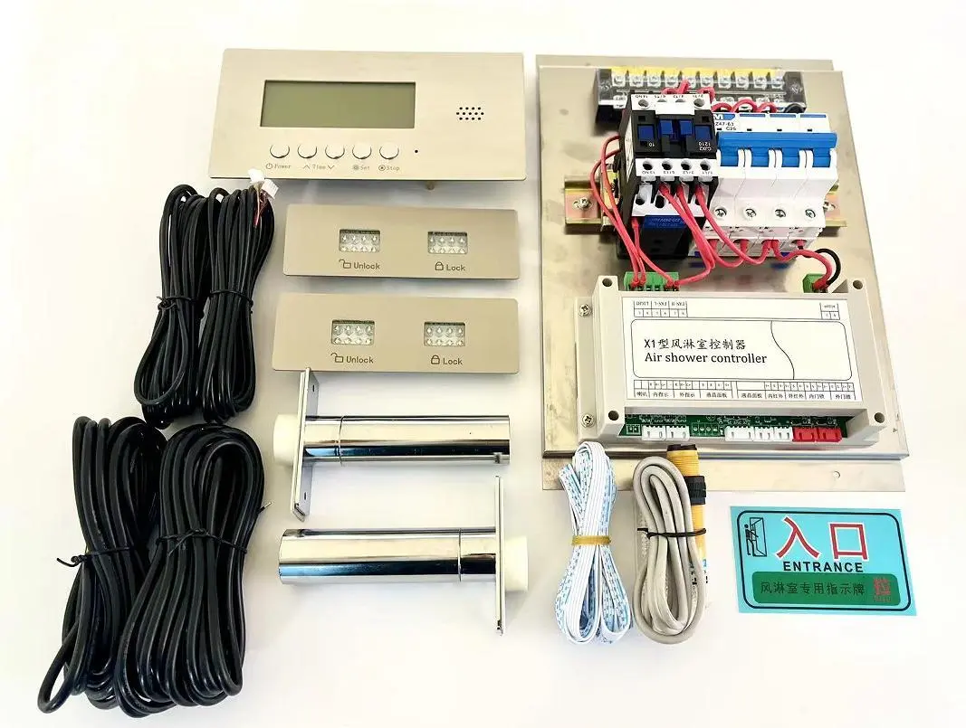 LCD air shower controller for Cleanroom 1
