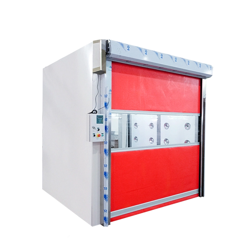 High-speed Rolling Door Air Shower Room for Modular Cleanroom 1