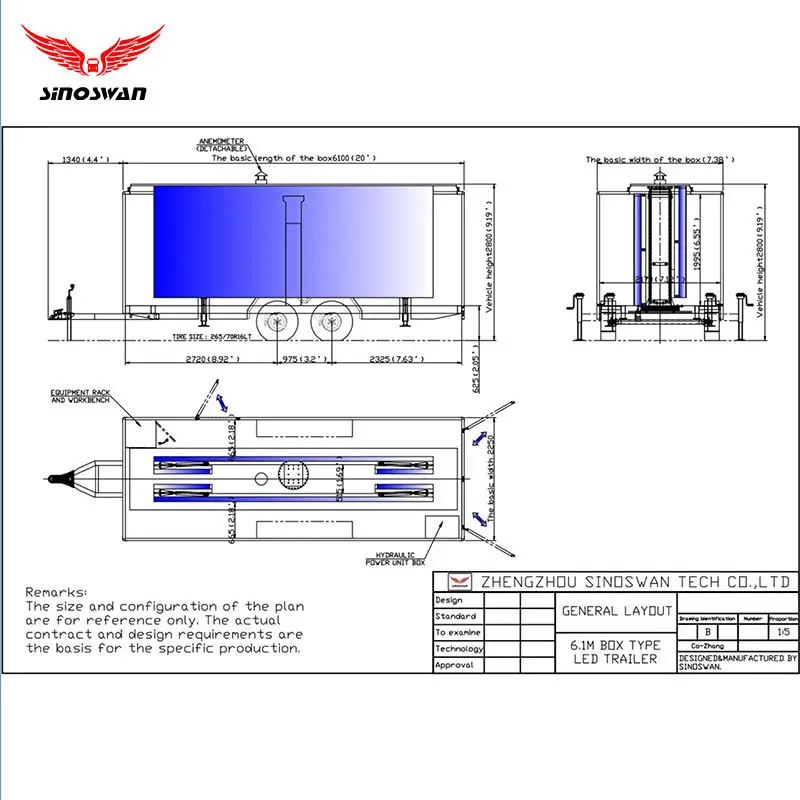 Mobile Led Trailer Led Billboard Trailer for Concerts and Music Festivals for Business 3