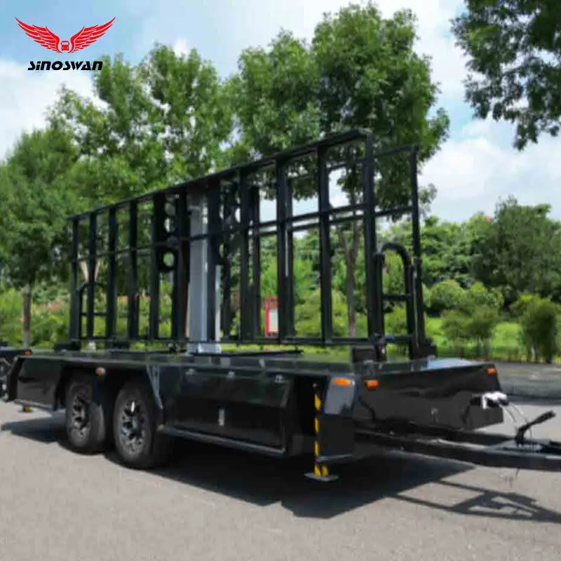 Mobile Led Sign Trailer - for Parades and Public Celebrations - SINOSWAN 2