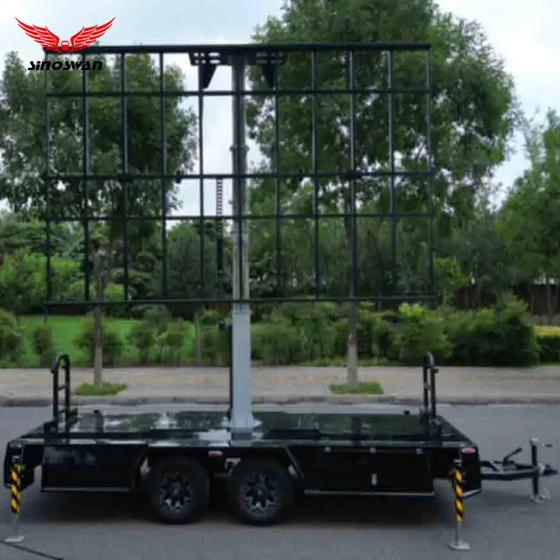 Mobile Led Sign Trailer - for Parades and Public Celebrations - SINOSWAN 3