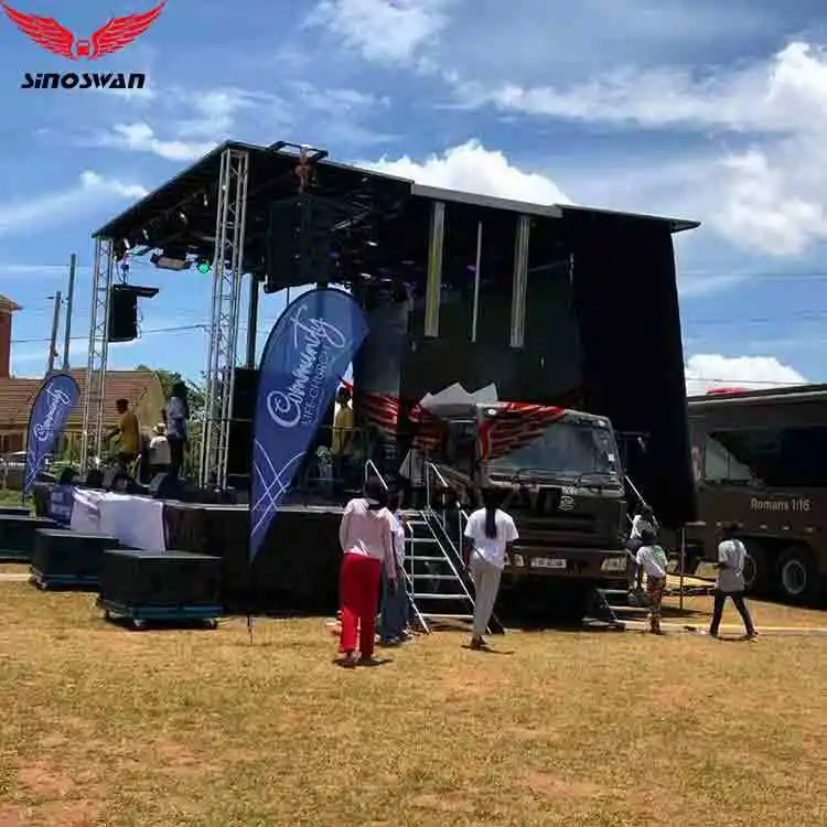 Mobile Hydraulic Concert Stages by SINOSWAN 4