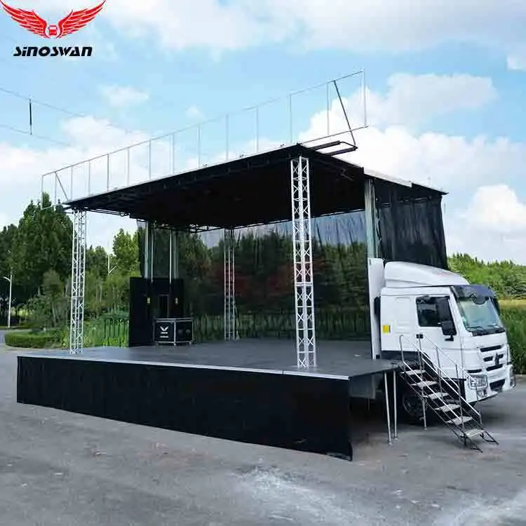 SINOSWAN (SS90） Mobile Stage Truck - Advanced Hydraulic Technology & Superior Durability 1