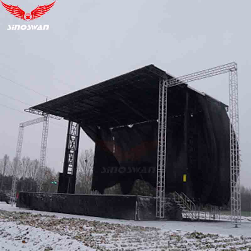 One Support Stage ST170PRO LUXURY — Premium All-in-One Mobile Stage for Grand Outdoor ...