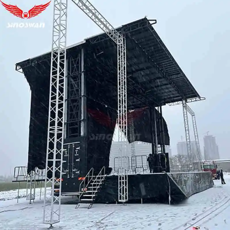 Products Folding Stage Trailer for Sports Events Company 3