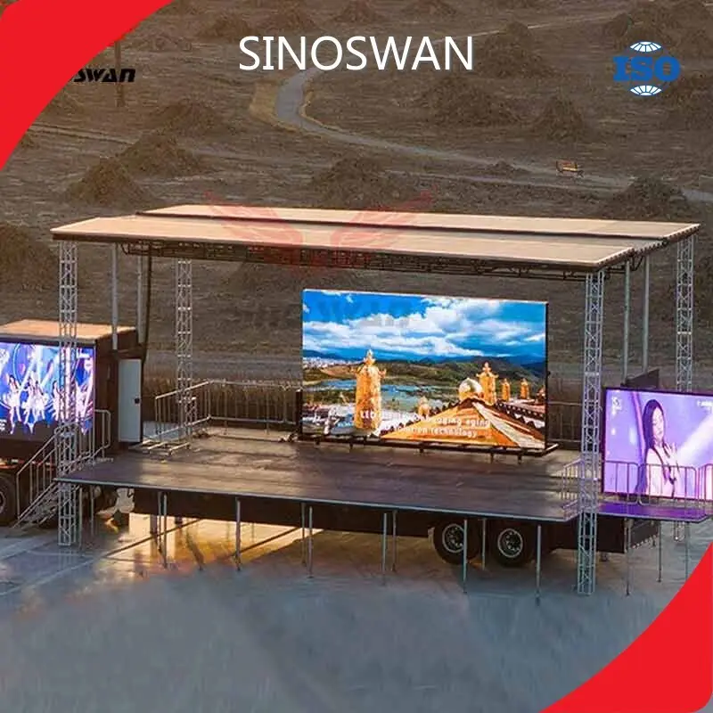 Mobile Stage Portable Stage on Trailer for Corporate Events for Business 1