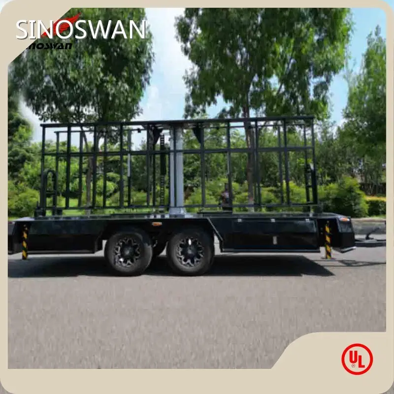 Mobile Led Sign Trailer - for Parades and Public Celebrations - SINOSWAN 1