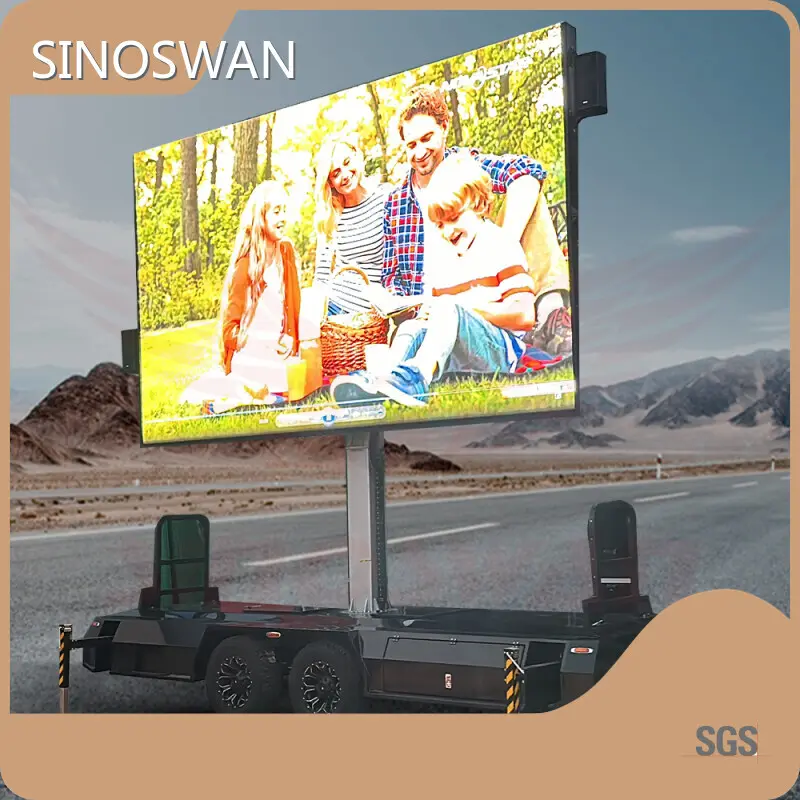 Mobile Led Sign Trailer Supply for Charity Events and Fundraisers 1